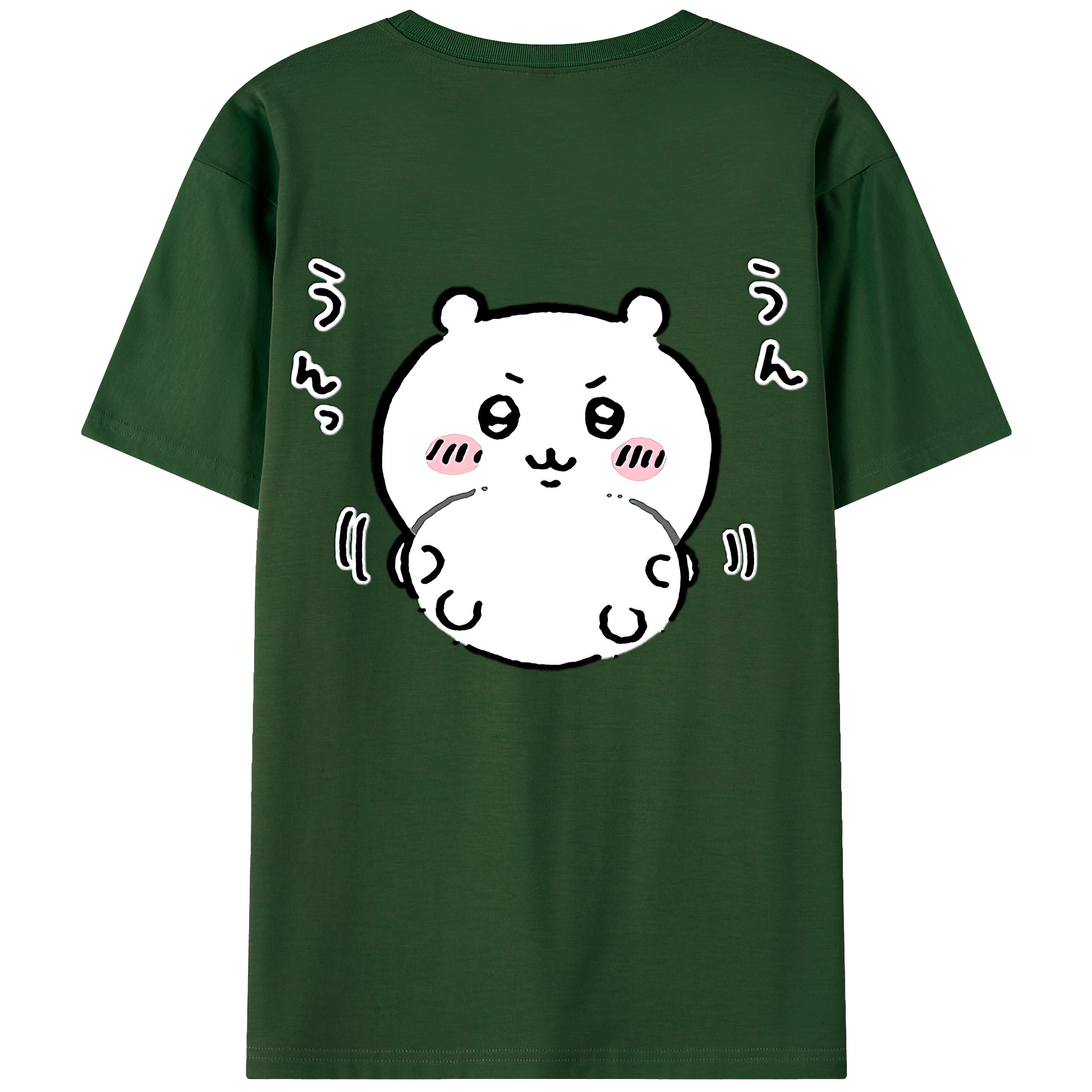 （画像用） ちいかわ ちいかわ Chii-kawa chiikawa 綿100％半袖Tシャツ（背面プリント）